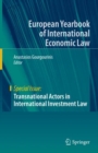 Transnational Actors in International Investment Law - Book