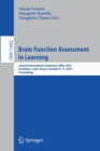 Brain Function Assessment in Learning : Second International Conference, BFAL 2020, Heraklion, Crete, Greece, October 9–11, 2020, Proceedings - Book