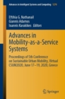 Advances in Mobility-as-a-Service Systems : Proceedings of 5th Conference on Sustainable Urban Mobility, Virtual CSUM2020, June 17-19, 2020, Greece - eBook