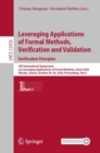 Leveraging Applications of Formal Methods, Verification and Validation: Verification Principles : 9th International Symposium on Leveraging Applications of Formal Methods, ISoLA 2020, Rhodes, Greece, - Book