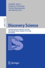 Discovery Science : 23rd International Conference, DS 2020, Thessaloniki, Greece, October 19-21, 2020, Proceedings - eBook