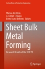 Sheet Bulk Metal Forming : Research Results of the TCRC73 - eBook