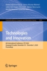 Technologies and Innovation : 6th International Conference, CITI 2020, Guayaquil, Ecuador, November 30 - December 3, 2020, Proceedings - eBook