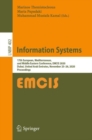 Information Systems : 17th European, Mediterranean, and Middle Eastern Conference, EMCIS 2020, Dubai, United Arab Emirates, November 25-26, 2020, Proceedings - eBook