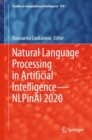 Natural Language Processing in Artificial Intelligence-NLPinAI 2020 - eBook