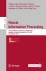 Neural Information Processing : 27th International Conference, ICONIP 2020, Bangkok, Thailand, November 23–27, 2020, Proceedings, Part I - Book