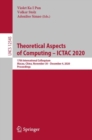 Theoretical Aspects of Computing – ICTAC 2020 : 17th International Colloquium, Macau, China, November 30 – December 4, 2020, Proceedings - Book