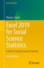 Excel 2019 for Social Science Statistics : A Guide to Solving Practical Problems - Book