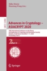 Advances in Cryptology - ASIACRYPT 2020 : 26th International Conference on the Theory and Application of Cryptology and Information Security, Daejeon, South Korea, December 7-11, 2020, Proceedings, Pa - Book