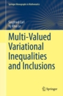 Multi-Valued Variational Inequalities and Inclusions - eBook
