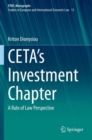 CETA's Investment Chapter : A Rule of Law Perspective - Book
