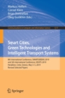 Smart Cities, Green Technologies and Intelligent Transport Systems : 8th International Conference, SMARTGREENS 2019, and 5th International Conference, VEHITS 2019, Heraklion, Crete, Greece, May 3-5, 2 - Book