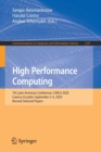 High Performance Computing : 7th Latin American Conference, CARLA 2020, Cuenca, Ecuador, September 2-4, 2020, Revised Selected Papers - Book