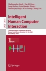 Intelligent Human Computer Interaction : 12th International Conference, IHCI 2020, Daegu, South Korea, November 24-26, 2020, Proceedings, Part I - eBook