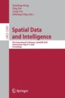 Spatial Data and Intelligence : First International Conference, SpatialDI 2020, Virtual Event, May 8–9, 2020, Proceedings - Book