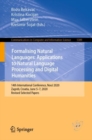 Formalising Natural Languages: Applications to Natural Language Processing and Digital Humanities : 14th International Conference, NooJ 2020, Zagreb, Croatia, June 5–7, 2020, Revised Selected Papers - Book