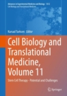 Cell Biology and Translational Medicine, Volume 11 : Stem Cell Therapy - Potential and Challenges - eBook