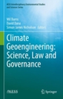 Climate Geoengineering: Science, Law and Governance - eBook