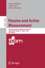 Passive and Active Measurement : 22nd International Conference, PAM 2021, Virtual Event, March 29 - April 1, 2021, Proceedings - Book