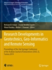 Research Developments in Geotechnics, Geo-Informatics and Remote Sensing : Proceedings of the 2nd Springer Conference of the Arabian Journal of Geosciences (CAJG-2), Tunisia 2019 - Book