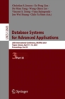 Database Systems for Advanced Applications : 26th International Conference, DASFAA 2021, Taipei, Taiwan, April 11–14, 2021, Proceedings, Part III - Book