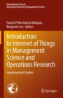 Introduction to Internet of Things in Management Science and Operations Research : Implemented Studies - Book