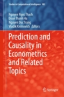Prediction and Causality in Econometrics and Related Topics - Book