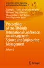 Proceedings of the Fifteenth International Conference on Management Science and Engineering Management : Volume 2 - eBook