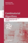 Combinatorial Algorithms : 32nd International Workshop, IWOCA 2021, Ottawa, ON, Canada, July 5–7, 2021, Proceedings - Book