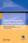 Maple in Mathematics Education and Research : 4th Maple Conference, MC 2020,  Waterloo, Ontario, Canada, November 2-6, 2020, Revised Selected Papers - eBook