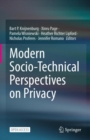 Modern Socio-Technical Perspectives on Privacy - eBook