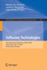 Software Technologies : 15th International Conference, ICSOFT 2020, Online Event, July 7-9, 2020, Revised Selected Papers - Book