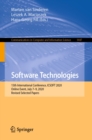 Software Technologies : 15th International Conference, ICSOFT 2020, Online Event, July 7-9, 2020, Revised Selected Papers - eBook