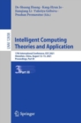Intelligent Computing Theories and Application : 17th International Conference, ICIC 2021, Shenzhen, China, August 12-15, 2021, Proceedings, Part III - eBook