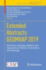 Extended Abstracts GEOMVAP 2019 : Geometry, Topology, Algebra, and Applications; Women in Geometry and Topology - eBook