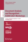 Document Analysis and Recognition – ICDAR 2021 Workshops : Lausanne, Switzerland, September 5–10, 2021, Proceedings, Part II - Book
