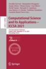 Computational Science and Its Applications – ICCSA 2021 : 21st International Conference, Cagliari, Italy, September 13–16, 2021, Proceedings, Part II - Book