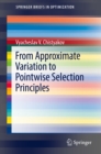 From Approximate Variation to Pointwise Selection Principles - eBook