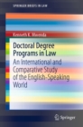 Doctoral Degree Programs in Law : An International and Comparative Study of the English-Speaking World - eBook