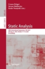 Static Analysis : 28th International Symposium, SAS 2021, Chicago, IL, USA, October 17–19, 2021, Proceedings - Book