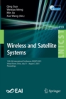 Wireless and Satellite Systems : 12th EAI International Conference, WiSATS 2021, Virtual Event, China, July 31 - August 2, 2021, Proceedings - Book