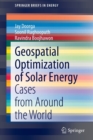Geospatial Optimization of Solar Energy : Cases from Around the World - Book