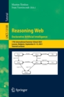 Reasoning Web. Declarative Artificial Intelligence : 17th International Summer School 2021, Leuven, Belgium, September 8–15, 2021, Tutorial Lectures - Book