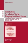 Information for a Better World: Shaping the Global Future : 17th International Conference, iConference 2022, Virtual Event, February 28 – March 4, 2022, Proceedings, Part II - Book