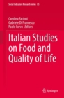 Italian Studies on Food and Quality of Life - eBook