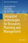 Geospatial Technologies for Resources Planning  and Management - Book