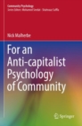 For an Anti-capitalist Psychology of Community - Book