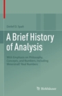 A Brief History of Analysis : With Emphasis on Philosophy, Concepts, and Numbers, Including Weierstra' Real Numbers - eBook