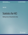 Statistics for HCI : Making Sense of Quantitative Data - Book