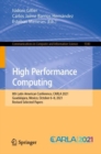 High Performance Computing : 8th Latin American Conference, CARLA 2021, Guadalajara, Mexico, October 6-8, 2021, Revised Selected Papers - Book